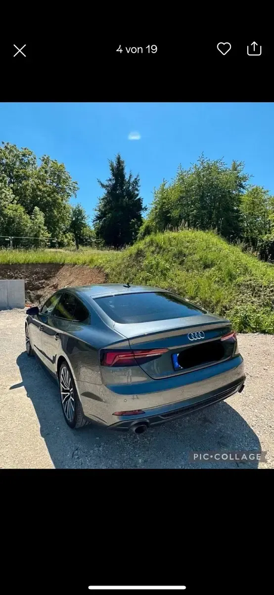 Gebraucht Audi A5 Sportback Comfort 190 PS (139 kW) 2018 Grau Kleinwagen