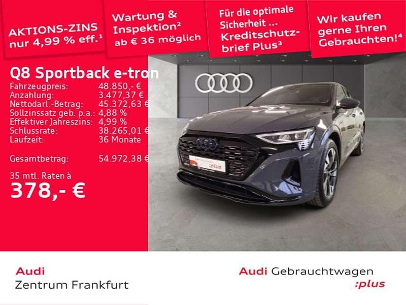 Gebraucht Audi Q8 e-tron Advanced 250 kW (340 PS) 2023 Magnetgrau SUV