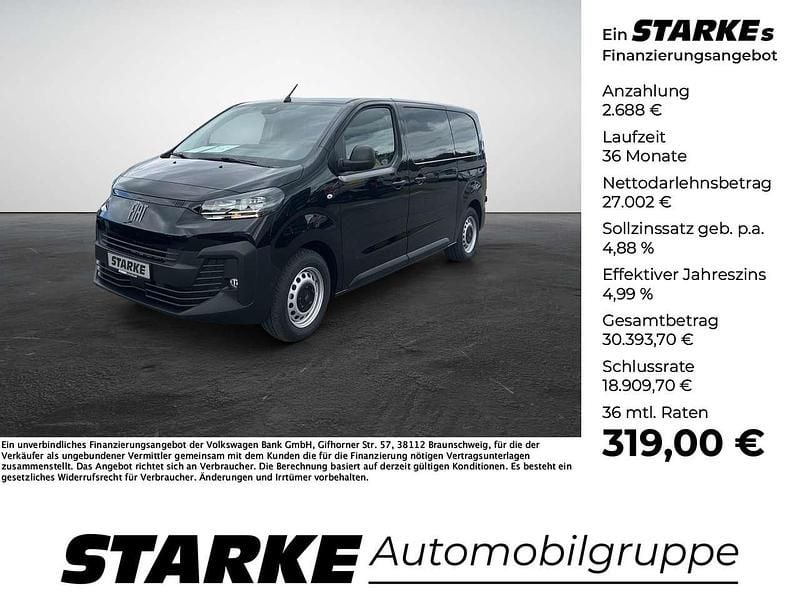 Schwarz (cinema schwarz) Neu 2025 Fiat Scudo Van | 29.550 € (Guter Preis) - Bild 1/4
