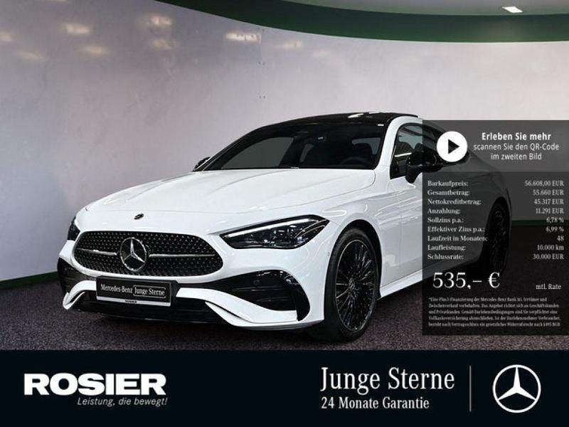 Weiss / polarweiß Gebraucht 2025 Mercedes 200 AMG Coupé | 56.608 € (Teuer) - Bild 1/2