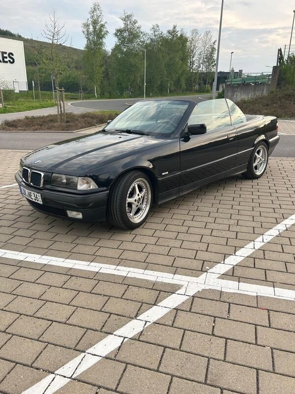 Schwarz Gebraucht 1998 BMW 320 Cabriolet Cabrio | 9.000 € (Superpreis) - Bild 1/4