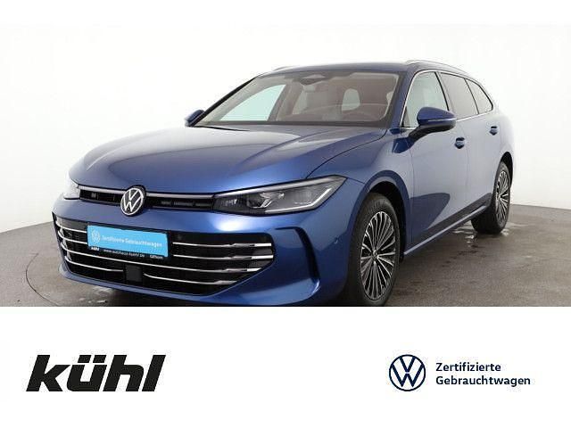 Reef blue metallic Gebraucht 2024 VW Passat Elegance Kombi | 38.990 € (Superpreis) - Bild 1/4