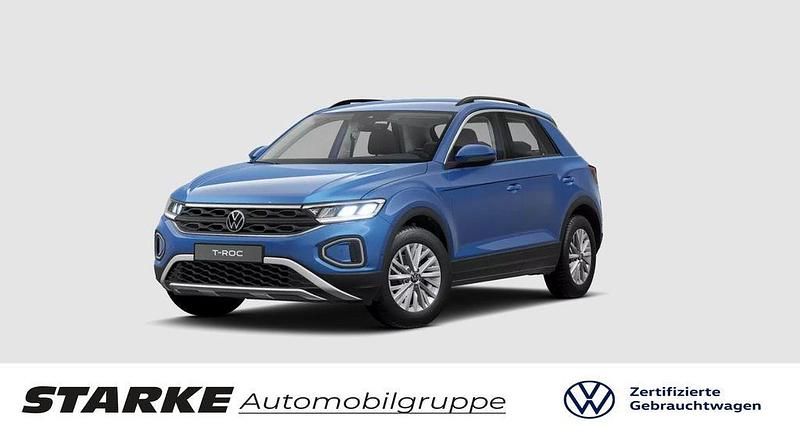 Ravennablau metallic Gebraucht 2025 VW T-Roc Life SUV | 22.830 € (Superpreis) - Bild 1/4