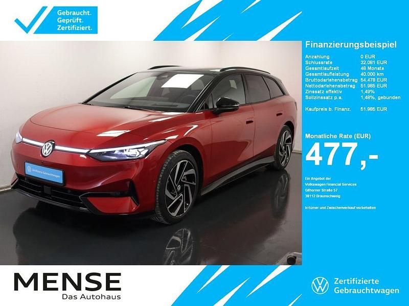 Kings red Gebraucht 2024 VW ID.7 Pro Limousine | 51.985 € (Etwas zu teuer) - Bild 1/4