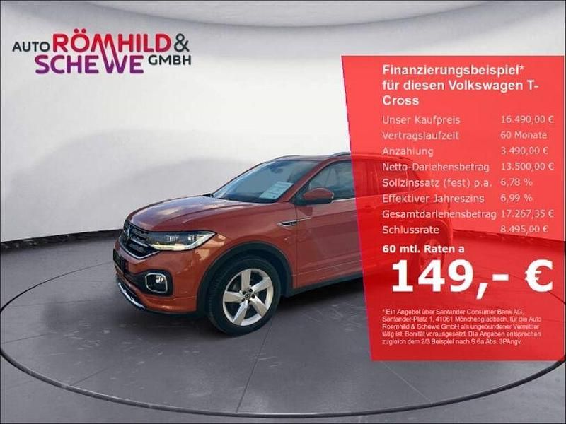Gebraucht VW T-Cross Style 110 PS (80 kW) 2021 Orange SUV