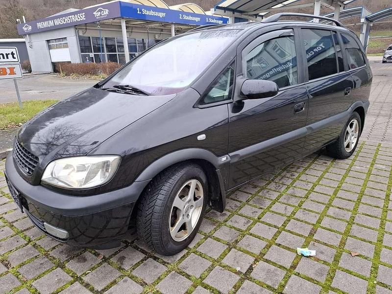 Schwarz Gebraucht 2003 Opel Zafira Van / Kleinbus | 2.450 € (Fairer Preis) - Bild 1/4