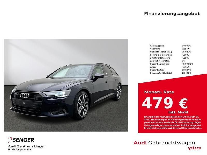 Blau Gebraucht 2022 Audi A6 Sport Kombi | 38.880 € (Fairer Preis) - Bild 1/4