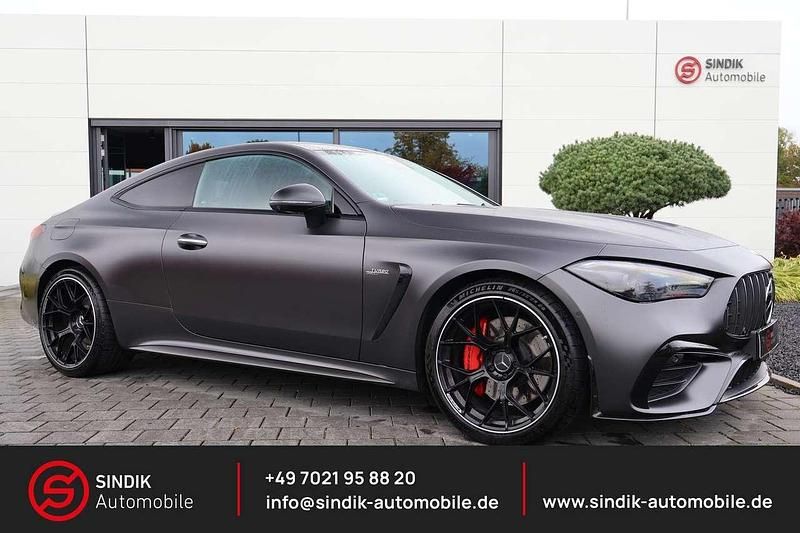 Designo graphitgrau magno Gebraucht 2025 Mercedes CLE53 AMG Premium Plus Coupé | 94.530 € (Etwas zu teuer) - Bild 1/4