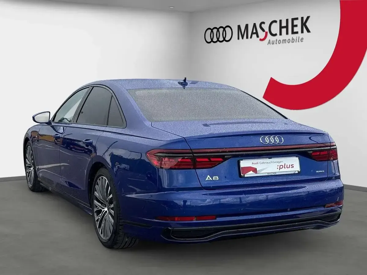 Brugt Audi A8 Ambiente 286 HK (210 kW) 2023 Blå Sedan