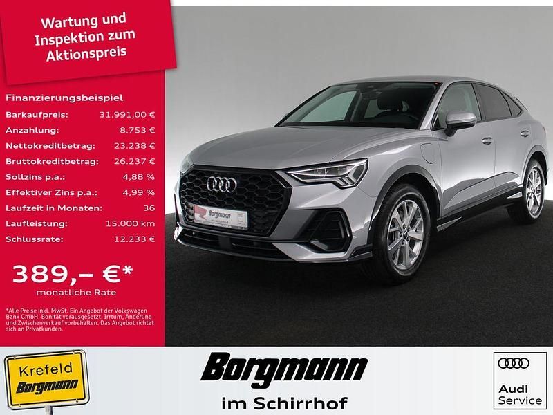 Silber / florettsilber Gebraucht 2021 Audi Q3 Sportback Ambiente SUV | 31.991 € (Fairer Preis) - Bild 1/4