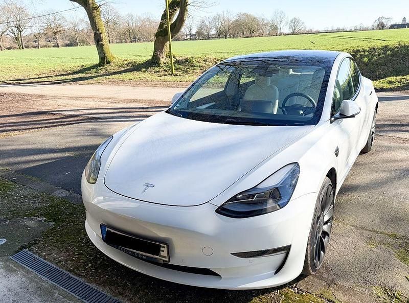Gebraucht Tesla Model 3 Performance 377 kW (513 PS) 2021 Weiß Limousine