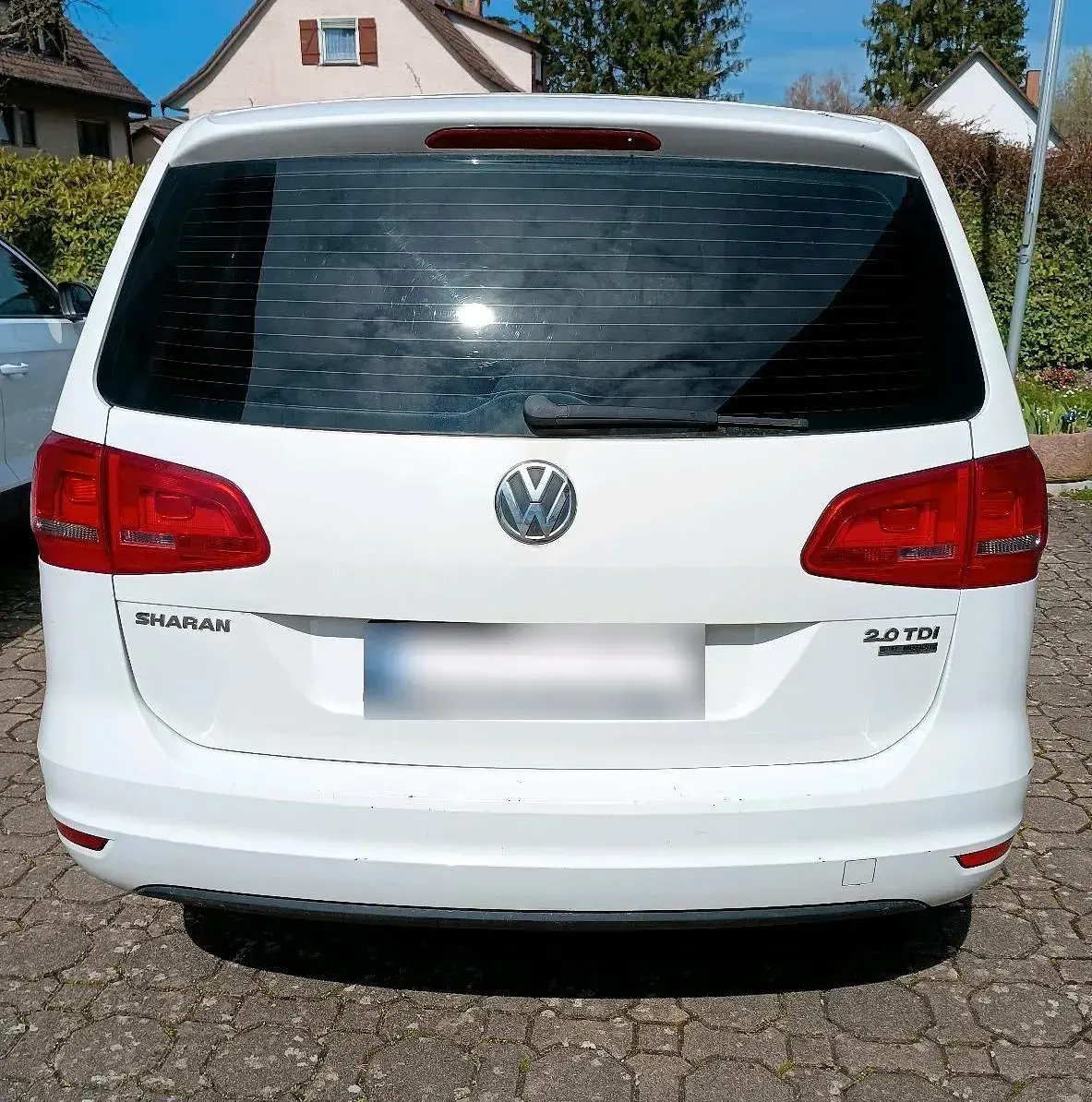 Gebraucht VW Sharan 140 PS (102 kW) 2010 Weiß Van / Kleinbus