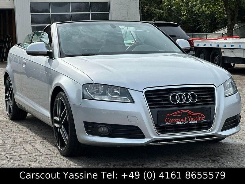 Silber Gebraucht 2009 Audi A3 Cabriolet Ambition Cabrio | 6.990 € (Guter Preis) - Bild 1/4