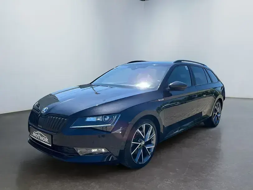 Gebraucht Skoda Superb SportLine 180 PS (132 kW) 2017 Schwarzmagic perleffekt Kombi