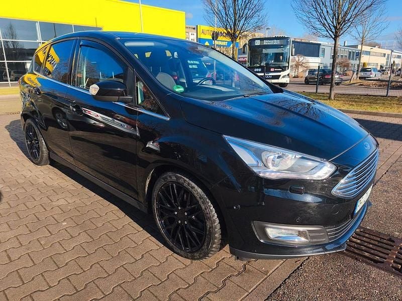 Schwarz Gebraucht 2017 Ford C-MAX Titanium Van / Kleinbus | 8.950 € (Guter Preis) - Bild 1/4