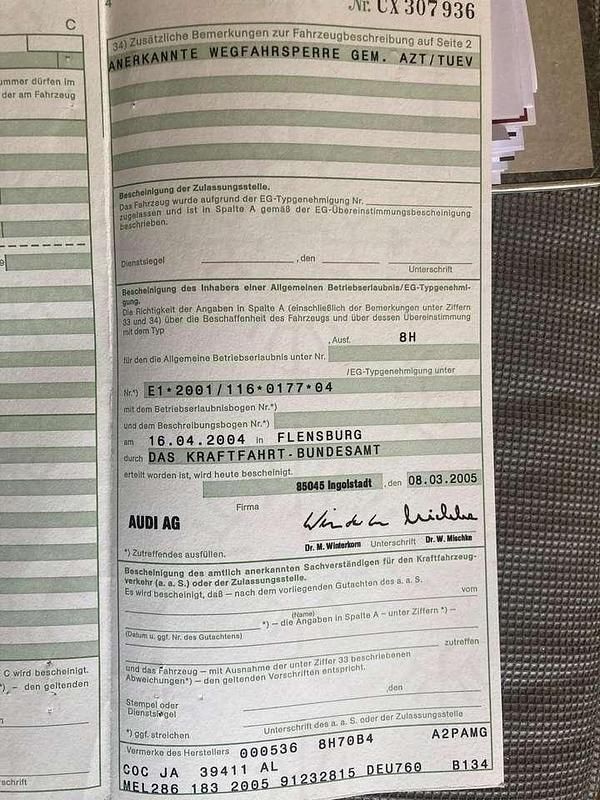 Gebraucht Audi Cabriolet 133 PS (97 kW) 2005 Schwarz Cabrio