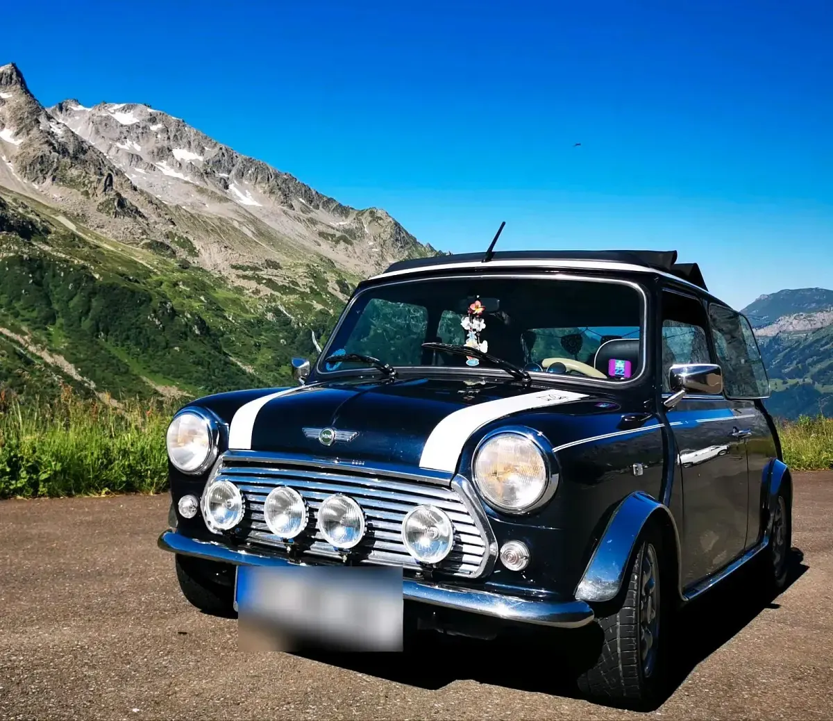Używany Mini Cooper Classic 63 KM (46 kW) 1998 Niebieski Hatchback