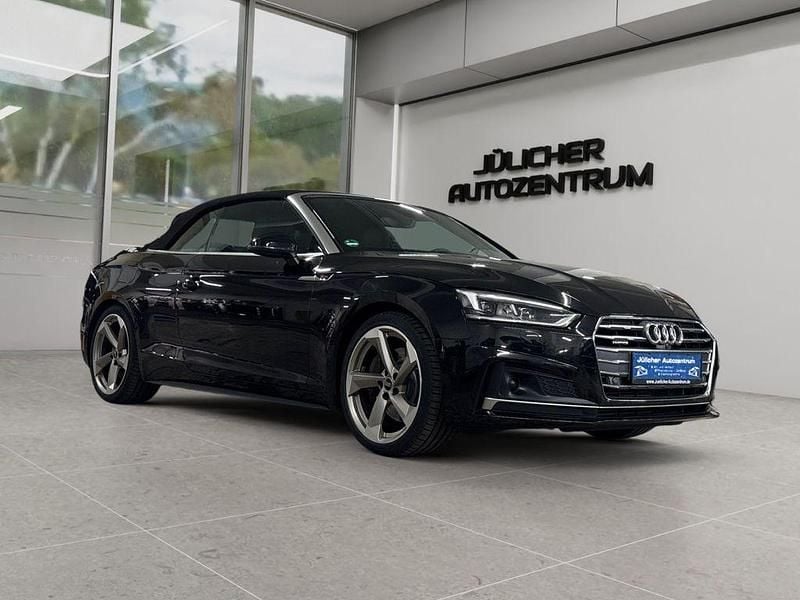 Schwarz Gebraucht 2018 Audi A5 Cabriolet S-Line Cabrio | 24.990 € (Guter Preis) - Bild 1/4