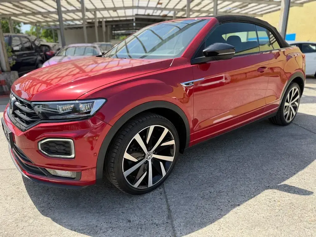 Gebraucht VW T-Roc Cabriolet R-line 150 PS (110 kW) 2020 Rot Cabrio