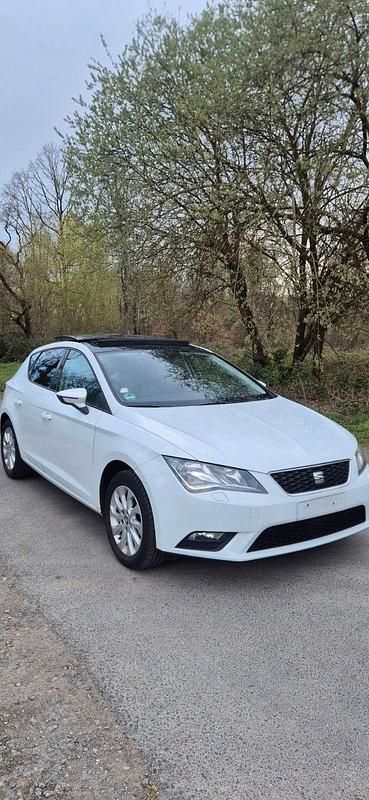 Usata Seat Leon 110 CV (80 kW) 2016 Bianco Berlina
