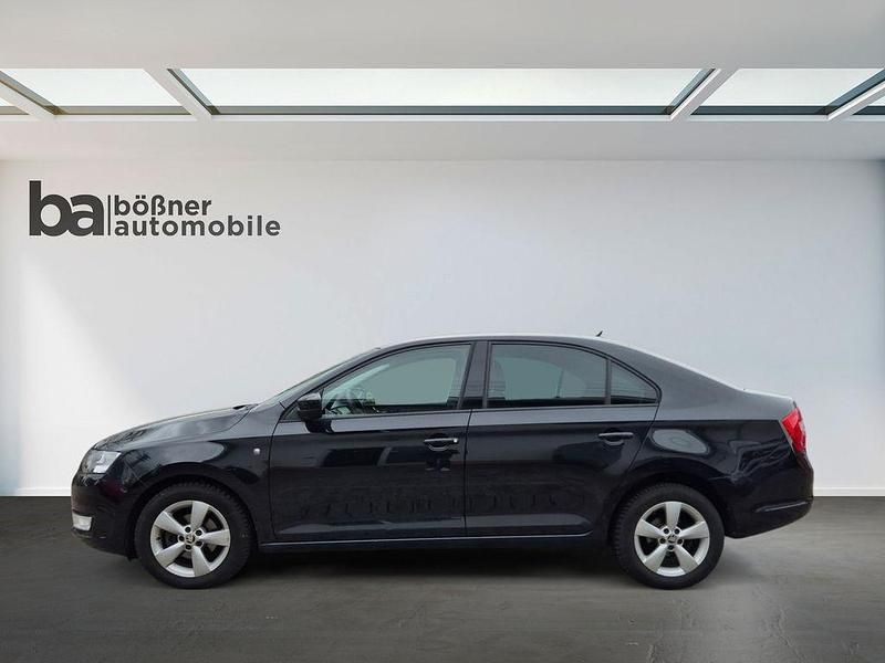 Gebraucht Skoda Rapid Ambition 86 PS (63 kW) 2013 Cerna magic/black magic Kleinwagen