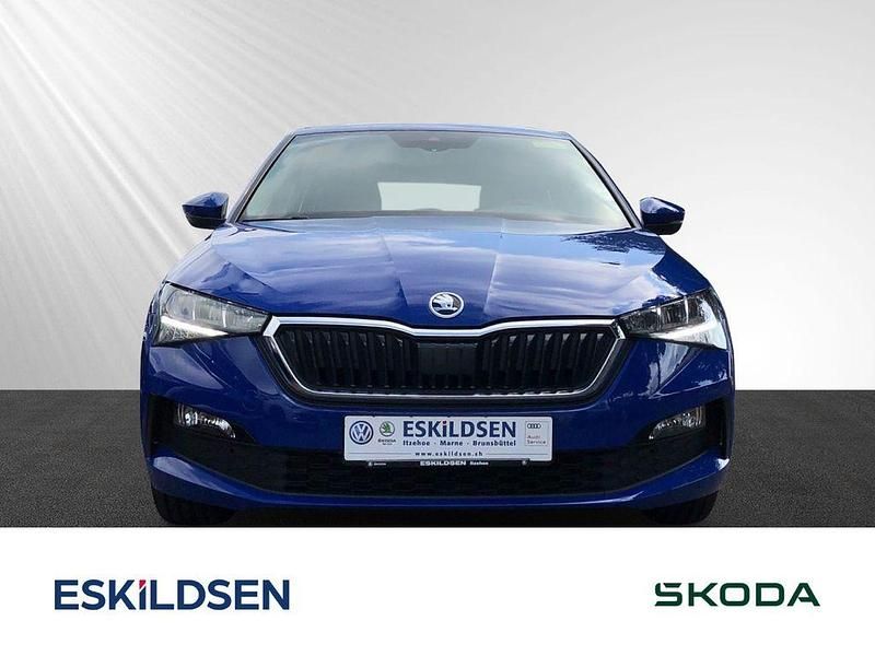 Gebraucht Skoda Scala Ambition 110 PS (80 kW) 2021 Blau Kleinwagen