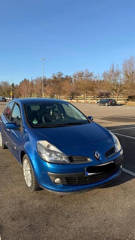 Gebraucht Renault Clio II 111 PS (81 kW) 2007 Blau Kleinwagen