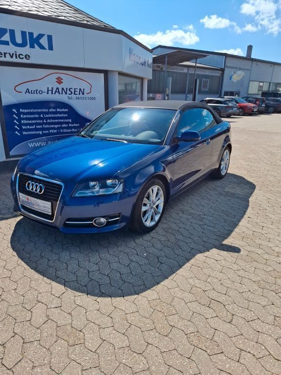 Blau Gebraucht 2013 Audi A3 Cabriolet Ambition Cabrio | 9.850 € (Etwas zu teuer) - Bild 1/4