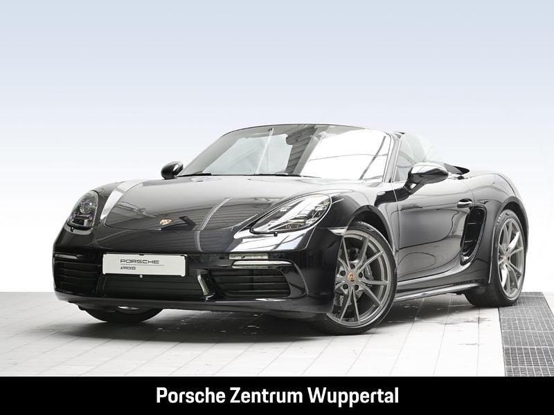 Tiefschwarzmetallic Gebraucht 2024 Porsche 718 Boxster Cabrio | 77.890 € (Teuer) - Bild 1/4