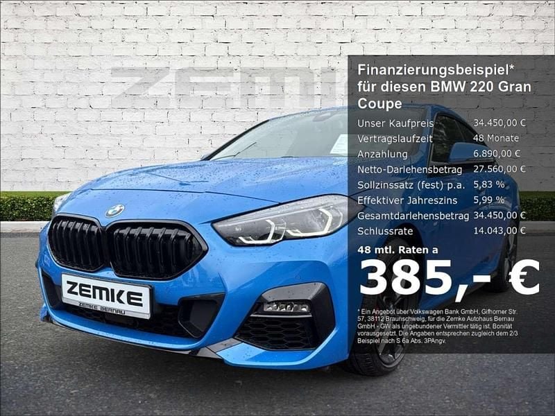 Blau Gebraucht 2023 BMW 220 M Sport Coupé | 34.450 € (Fairer Preis) - Bild 1/4