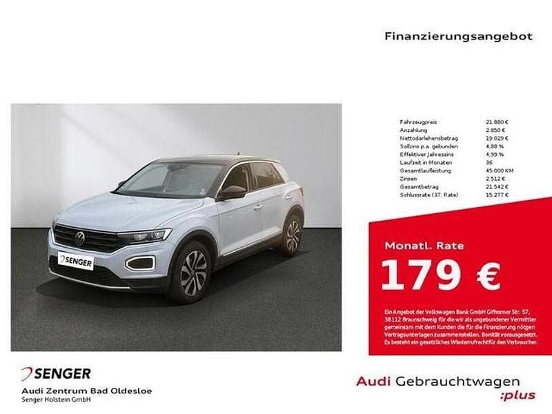 Weiß Gebraucht 2021 VW T-Roc Active SUV | 21.880 € (Fairer Preis) - Bild 1/4