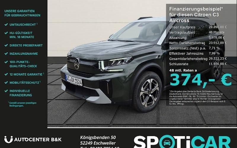 Montanagrün Gebraucht 2025 Citroën e-C3 Aircross SUV | 29.890 € - Bild 1/4