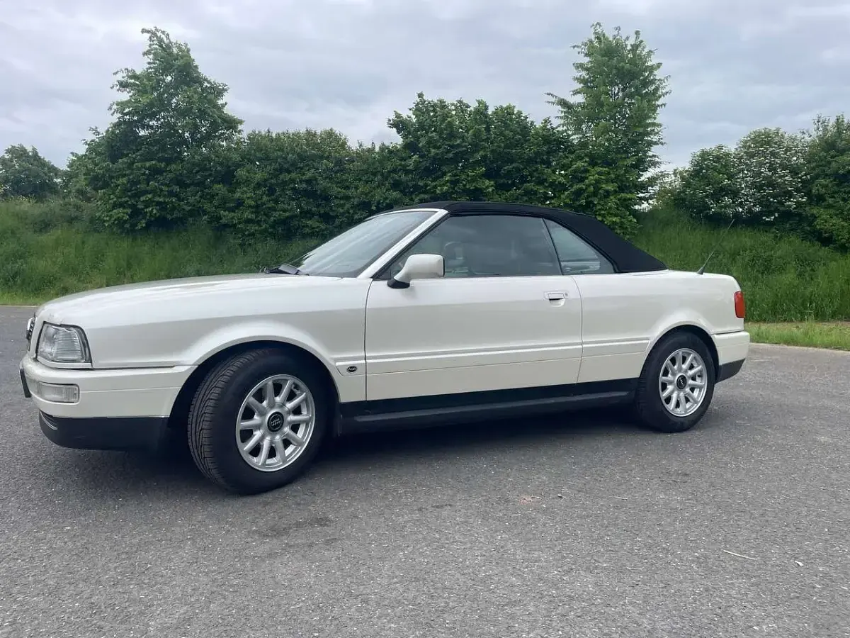 Gebraucht Audi Cabriolet 133 PS (97 kW) 1992 Weiß Cabrio