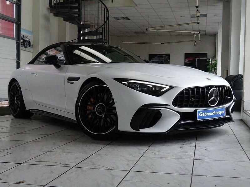 Opalithweiß magnolackierung Gebraucht 2023 Mercedes SL63 AMG AMG Cabrio | 139.900 € (Guter Preis) - Bild 1/4