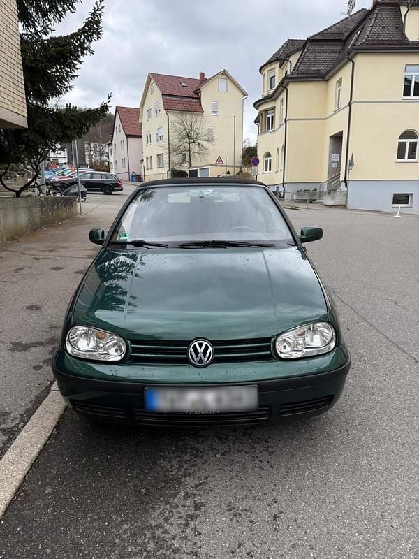 Gebraucht VW Golf Cabriolet 101 PS (74 kW) 1998 Grün Cabrio