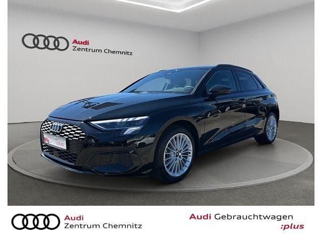 Mythosschwarz metallic Gebraucht 2022 Audi A3 Sportback e-tron Advanced Limousine | 23.990 € (Guter Preis) - Bild 1/4