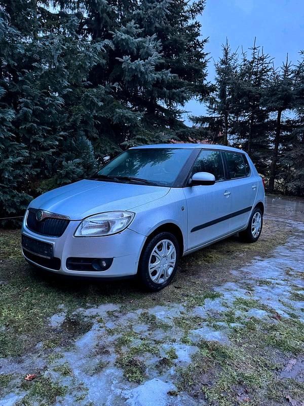 Gebraucht Skoda Fabia 2008 Silber Kleinwagen