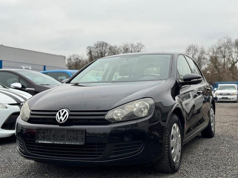 Gebraucht VW Golf VI Trendline 105 PS (77 kW) 2010 Schwarz Kleinwagen