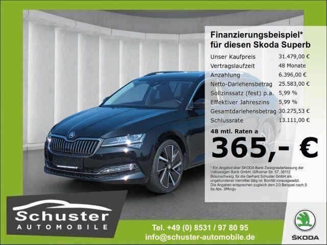 Schwarz Gebraucht 2023 Skoda Superb Style Kombi | 31.479 € (Superpreis) - Bild 1/4