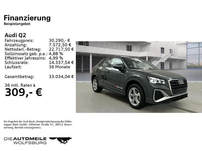 Gebraucht Audi Q2 S-Line 150 PS (110 kW) 2025 Daytonagrau perleffekt SUV