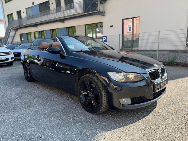 Schwarz Gebraucht 2008 BMW 320 Cabriolet Comfort Edition Cabrio | 4.900 € (Superpreis) - Bild 1/4