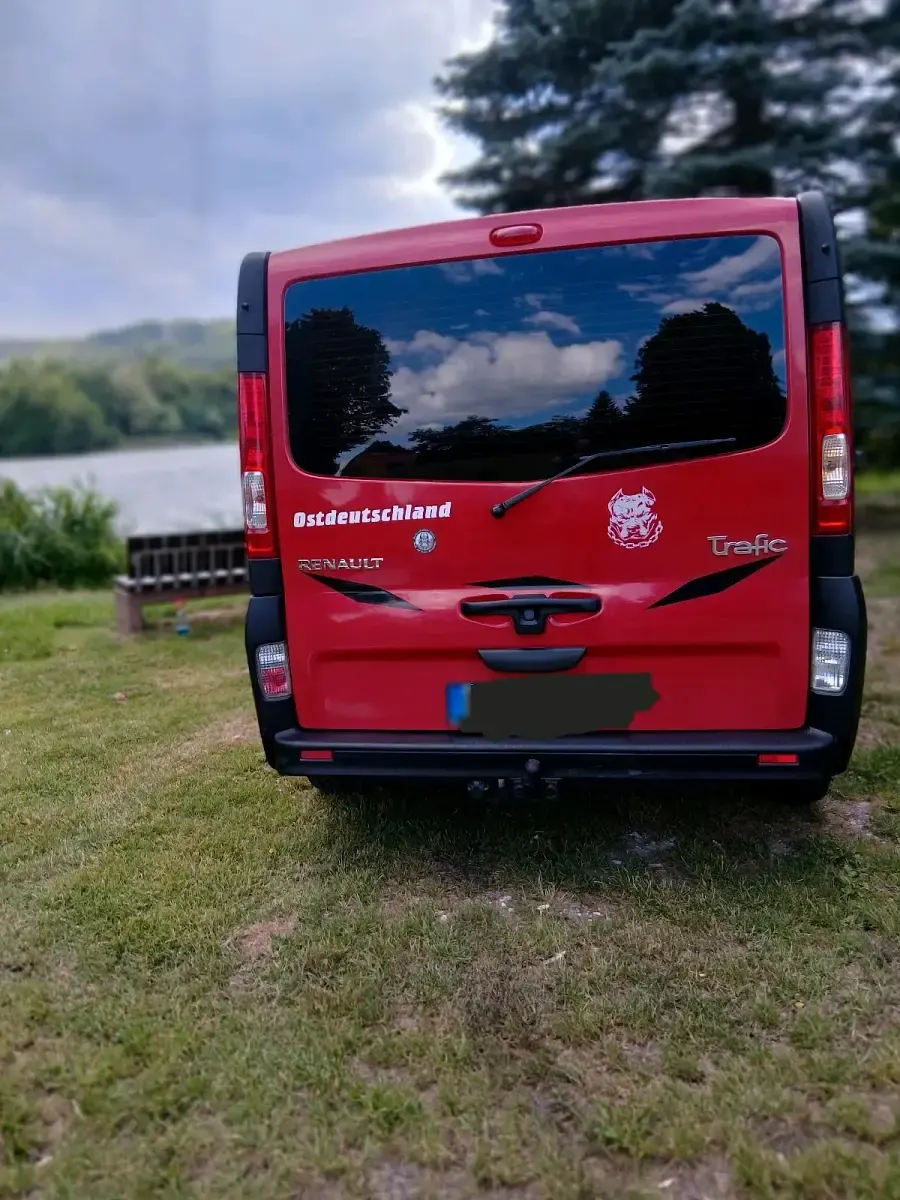 Gebraucht Renault Trafic 90 PS (66 kW) 2010 Rot Van / Kleinbus