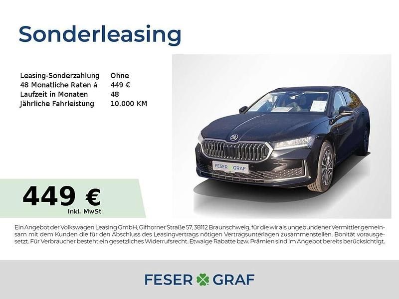 Neu Skoda Superb Selection 150 PS (110 kW) 2025 Onyxschwarz Kombi