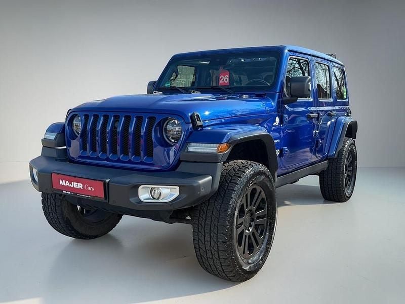 Gebraucht Jeep Wrangler Sahara 200 PS (147 kW) 2021 Blau SUV