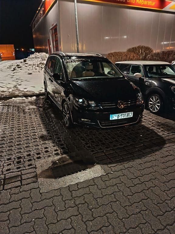 Gebraucht VW Sharan Highline 220 PS (161 kW) 2016 Schwarz Van / Kleinbus