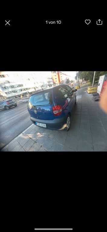 Blau Gebraucht 2008 VW Fox Kleinwagen | 1.100 € (Superpreis) - Bild 1/4
