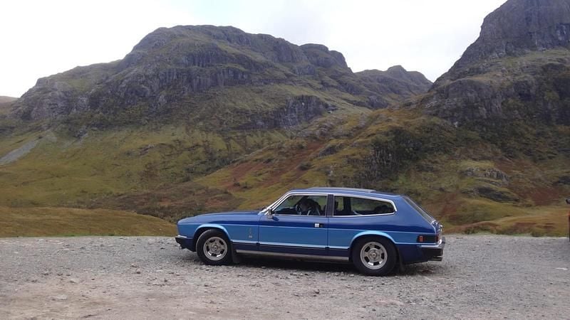 Blau Gebraucht 1979 Reliant Scimitar Cabrio | 14.500 € - Bild 1/4
