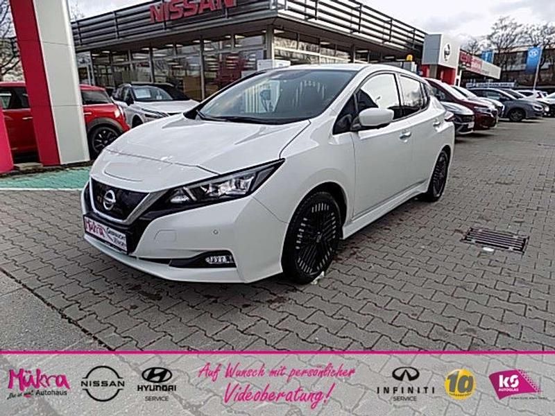 Pearl white weiß Gebraucht 2021 Nissan Leaf Tekna Kleinwagen | 17.590 € (Etwas zu teuer) - Bild 1/4