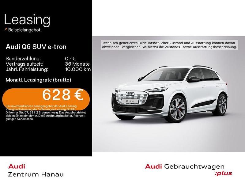 Weiß Gebraucht 2025 Audi Q6 e-tron S-Line SUV | 62.939 € - Bild 1/4