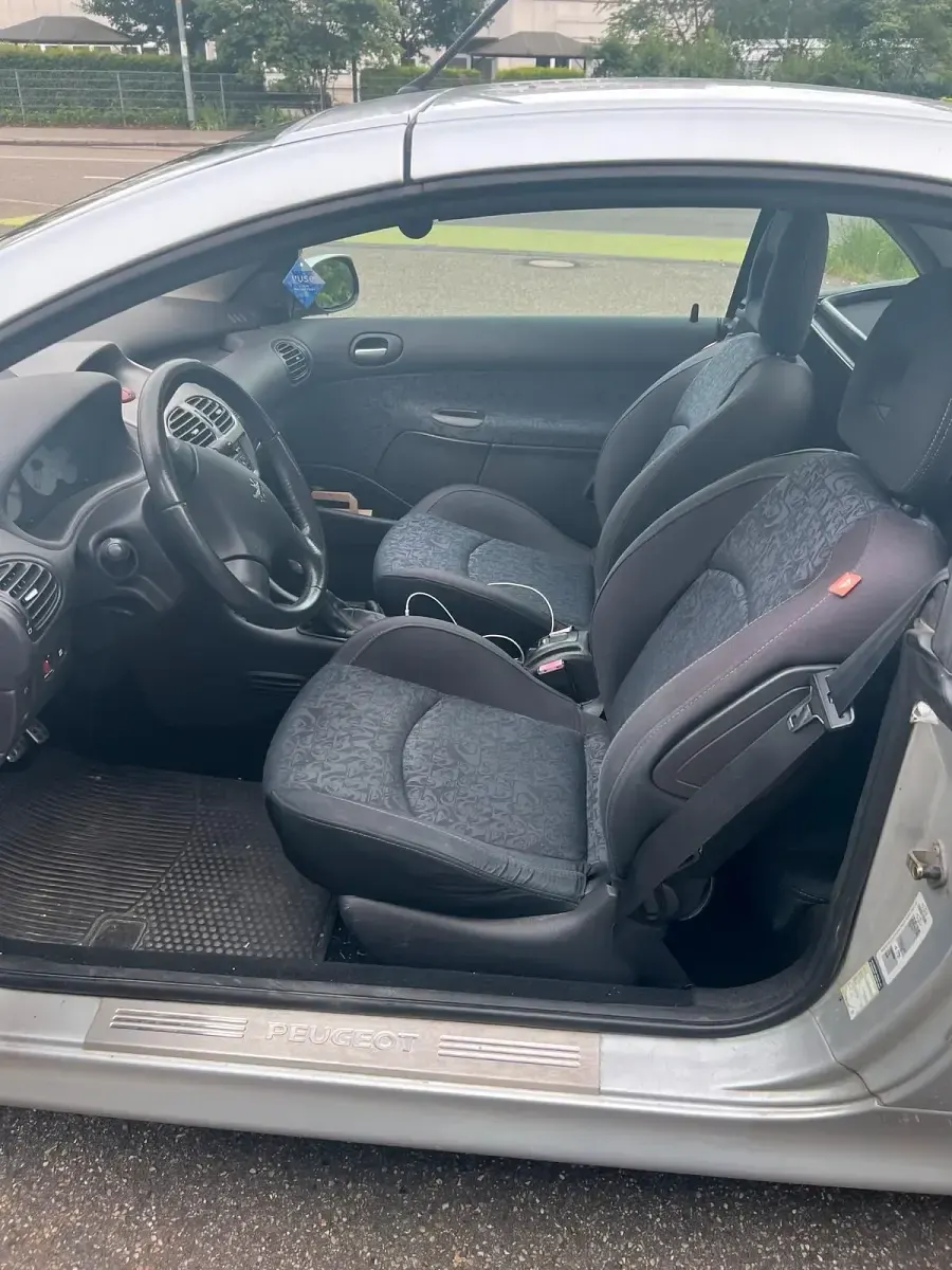 Gebraucht Peugeot 206 CC 110 PS (80 kW) 2005 Silber Cabrio